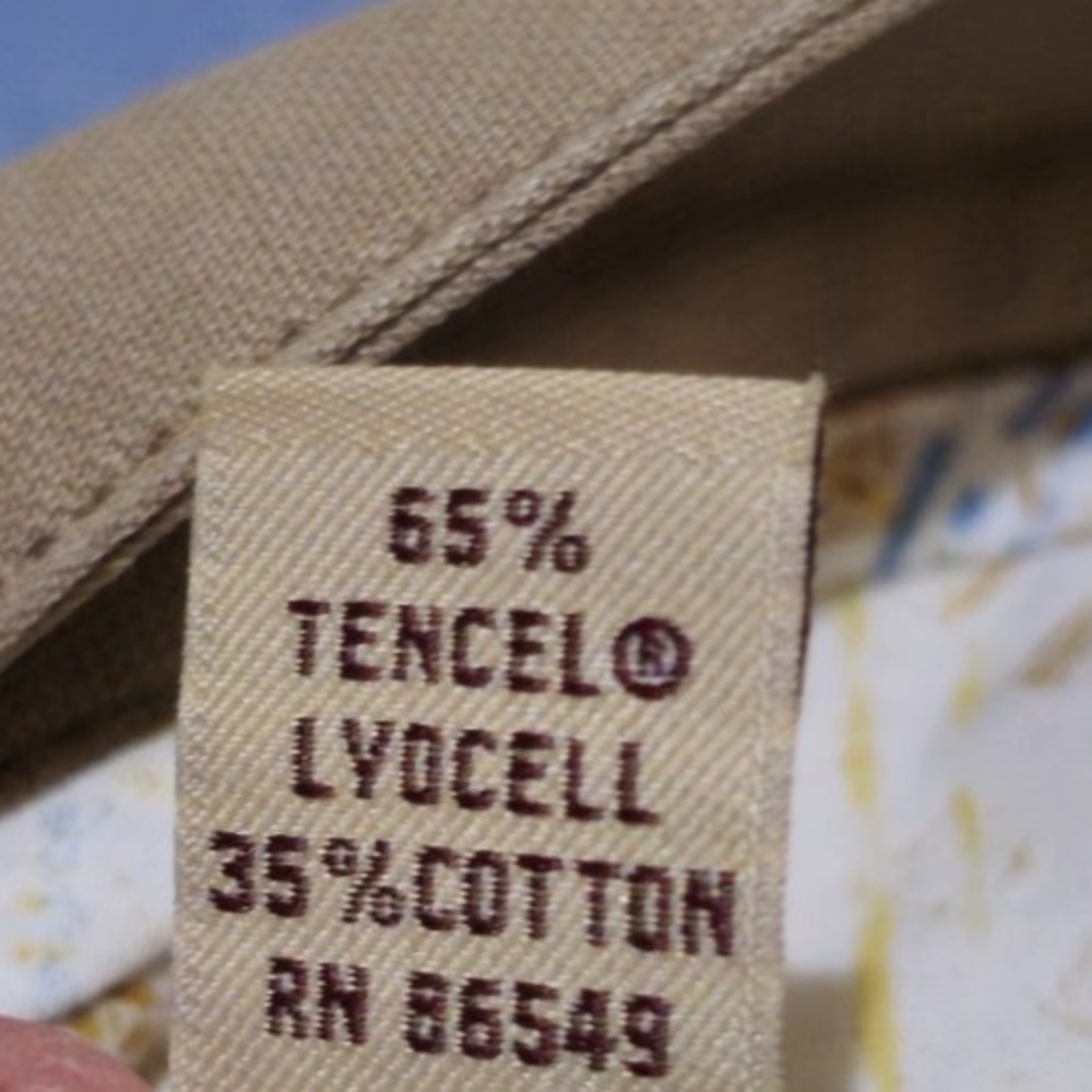 Tommy Bahama Pants 36 W 33 L Beige Lyocell Cotton Blend Beach Casual Mens - Picture 5 of 8